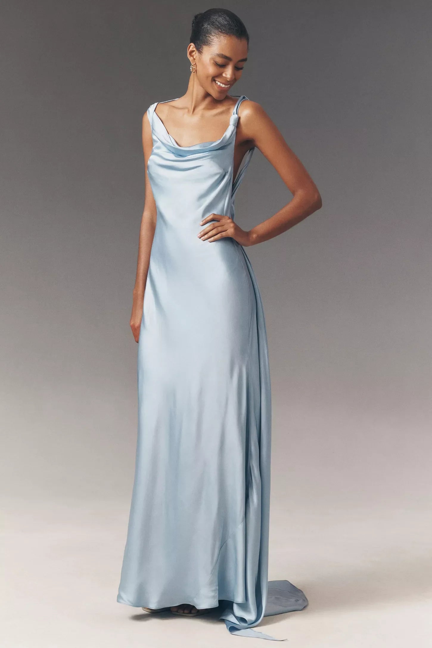 Skyfall Satin Maxi Dress
