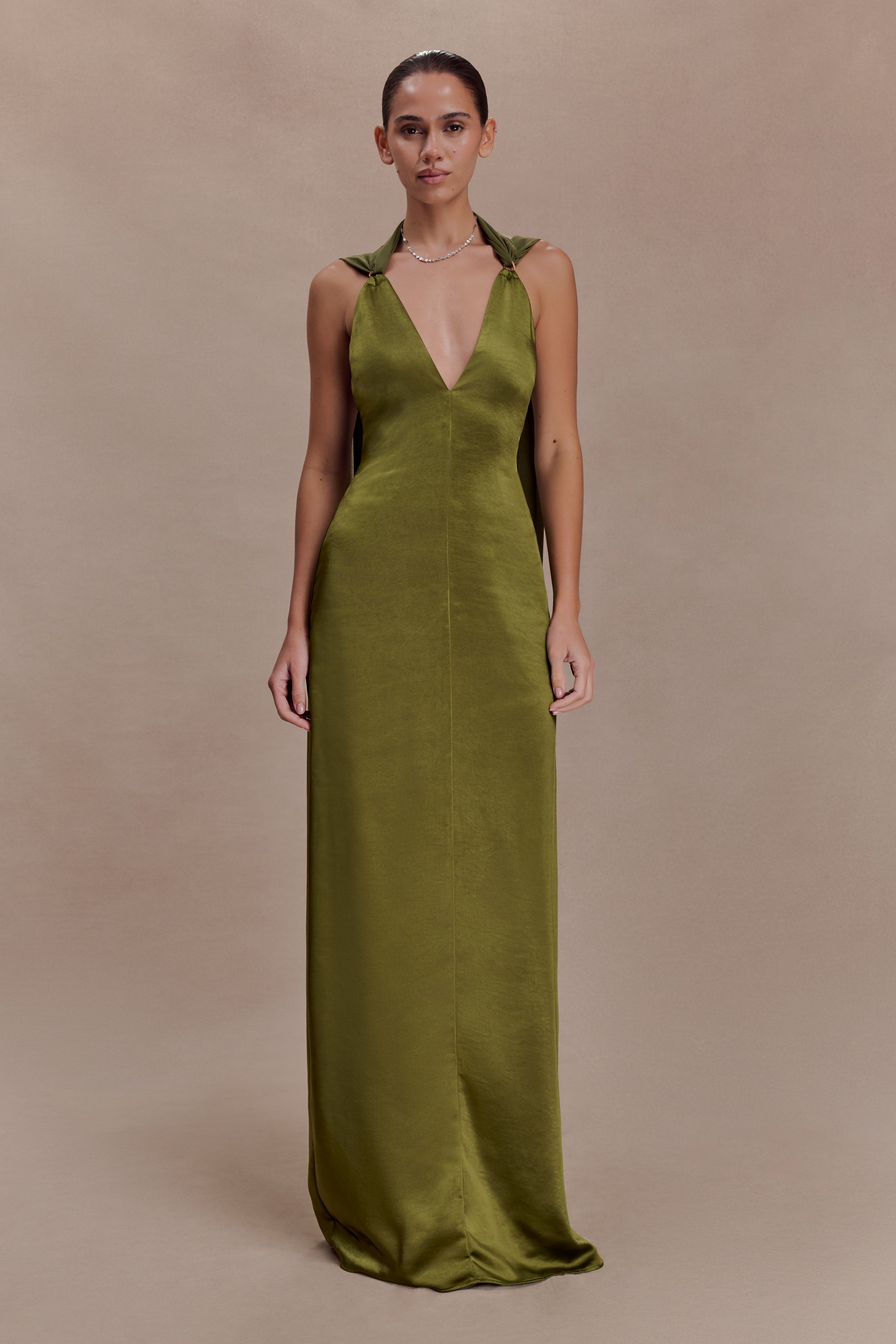 Myla Satin Maxi Dress
