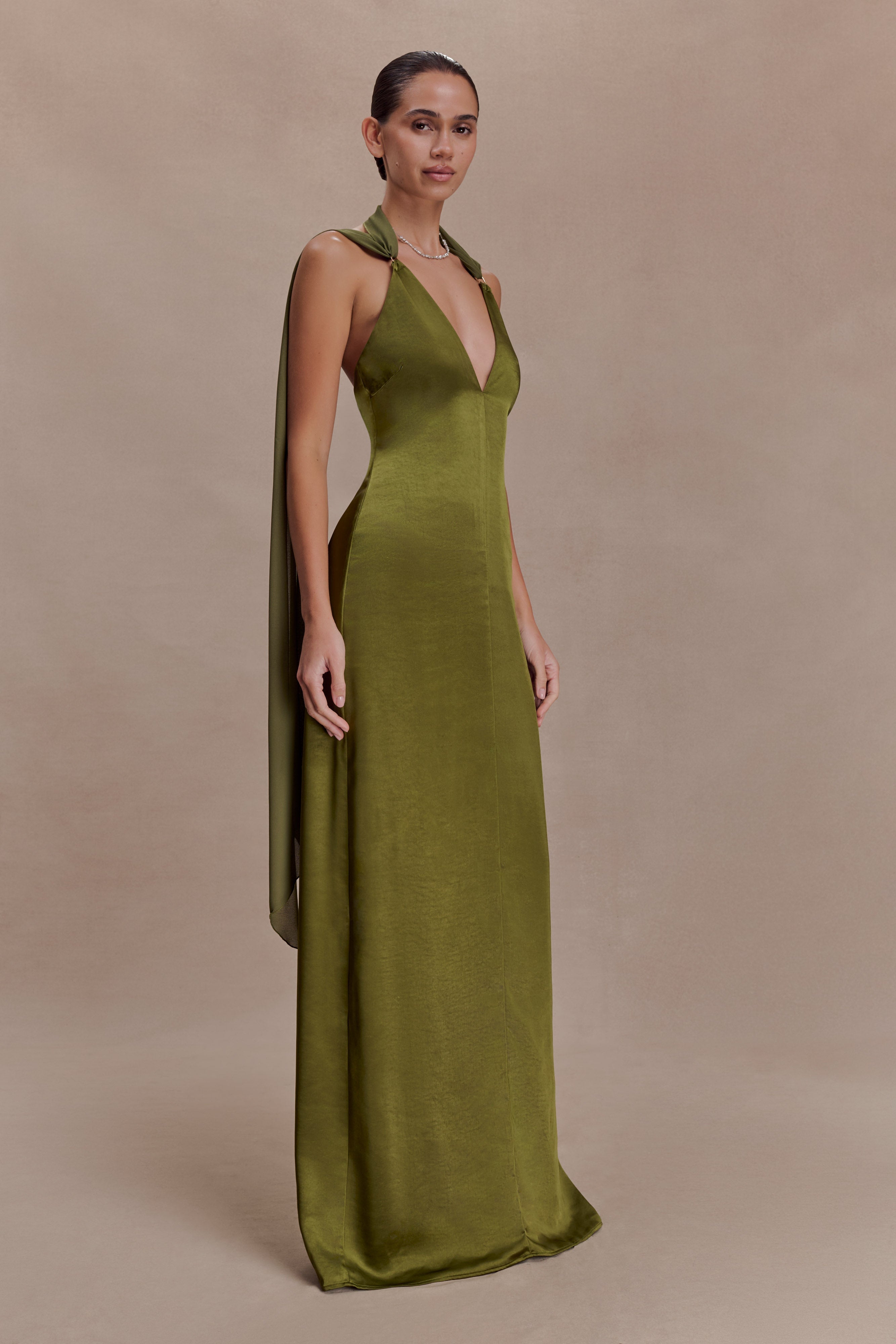 Myla Satin Maxi Dress