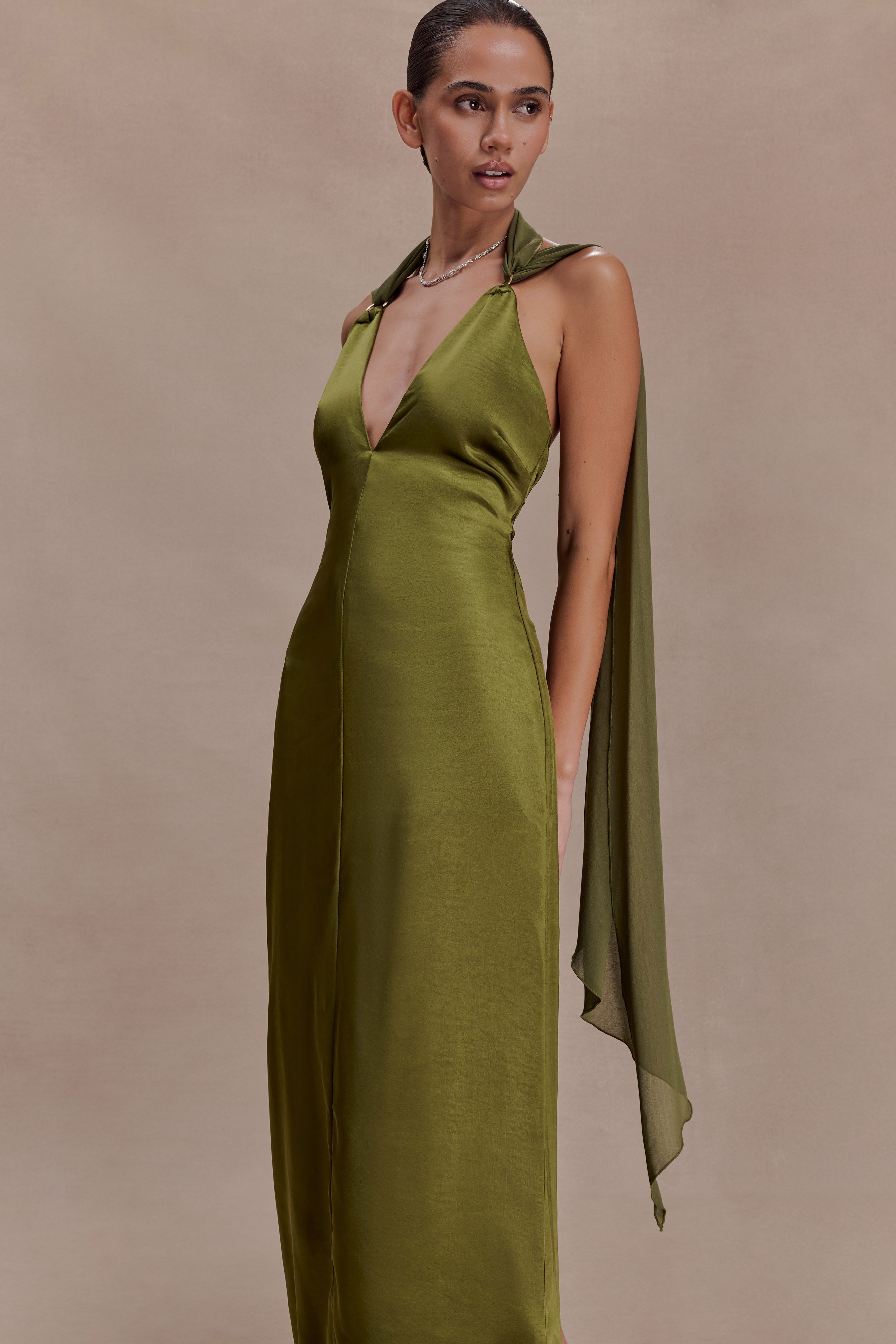 Myla Satin Maxi Dress