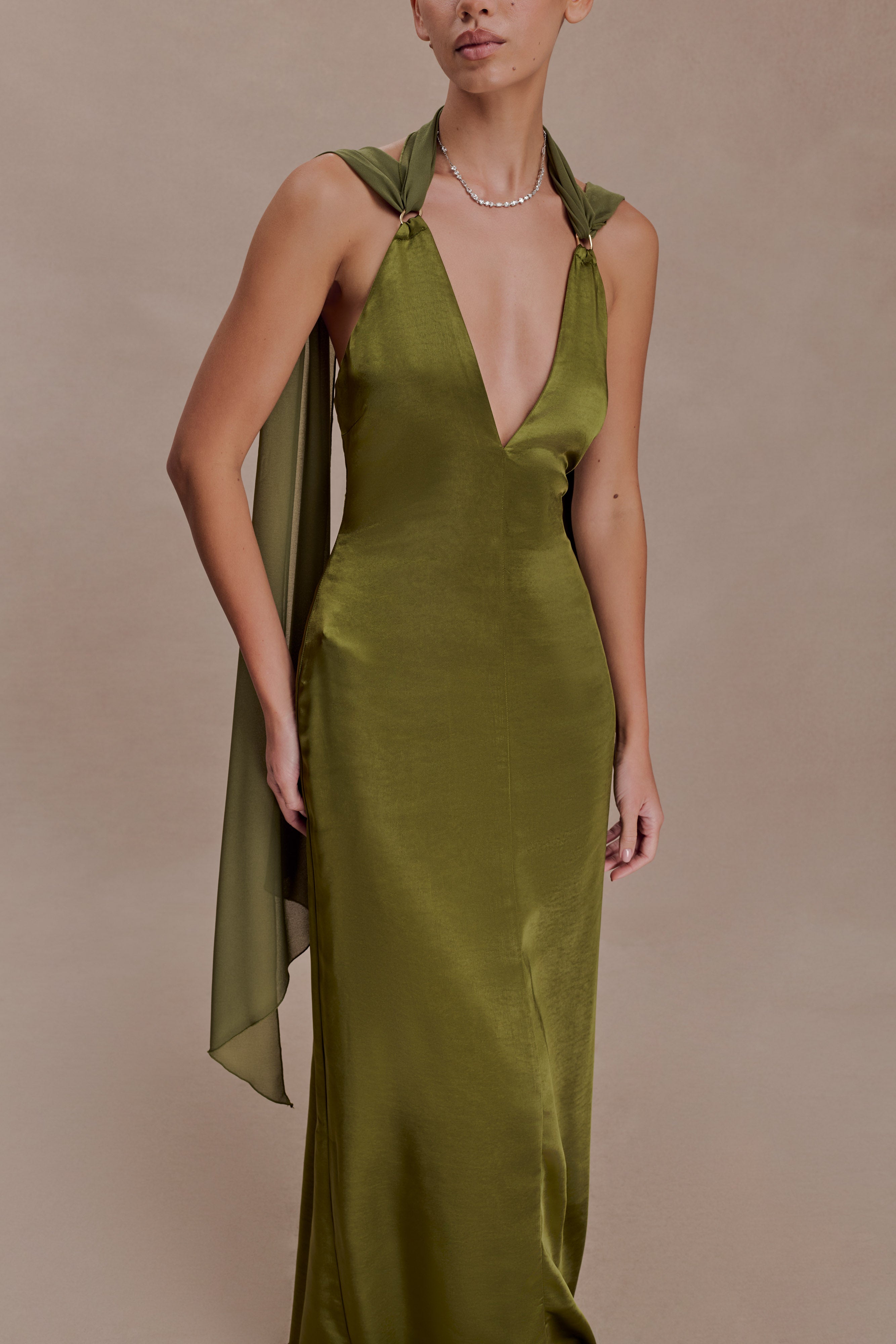 Myla Satin Maxi Dress