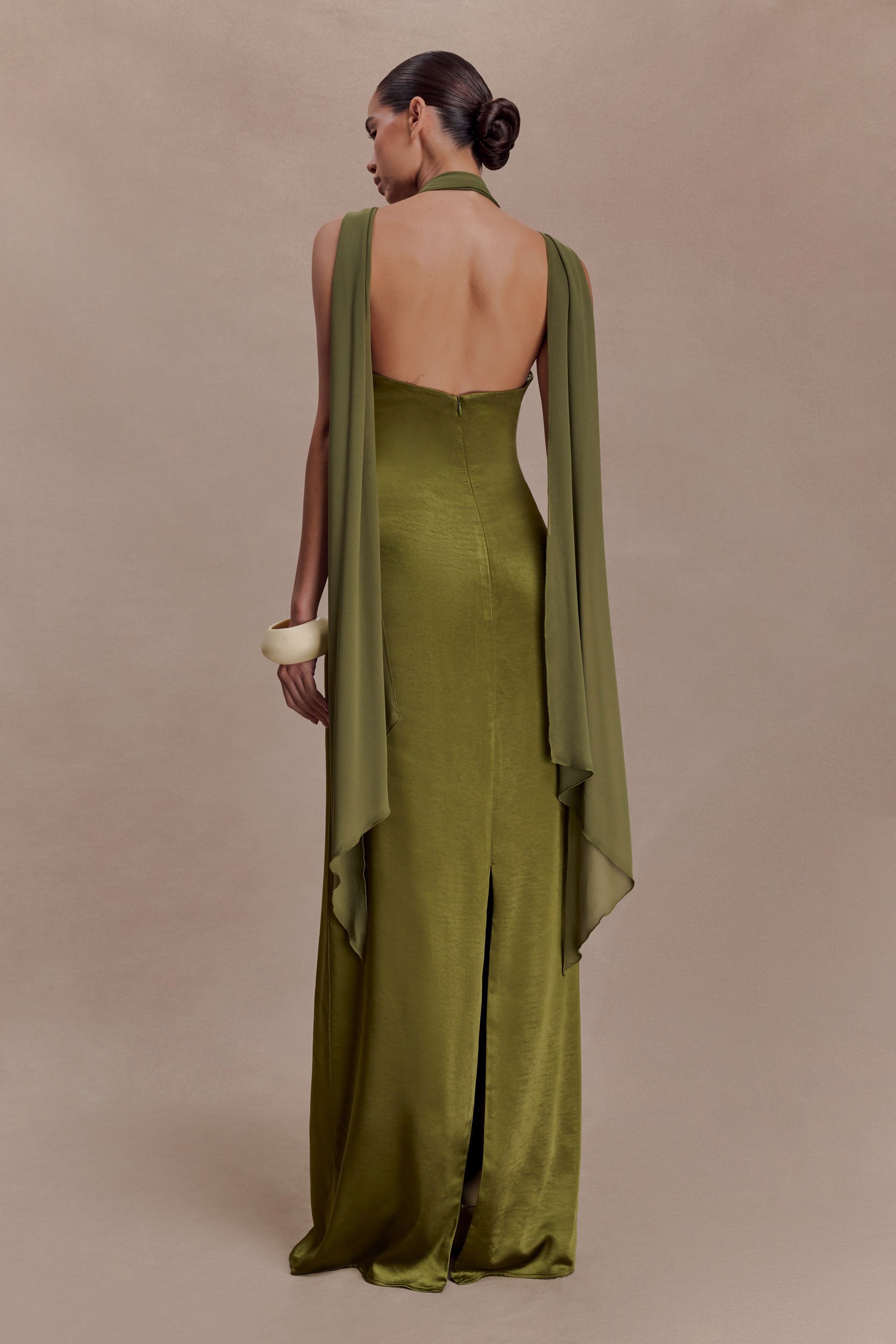 Myla Satin Maxi Dress