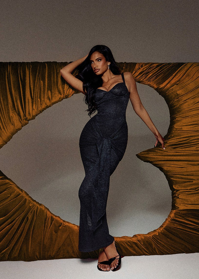 The Tie Maxi Dress