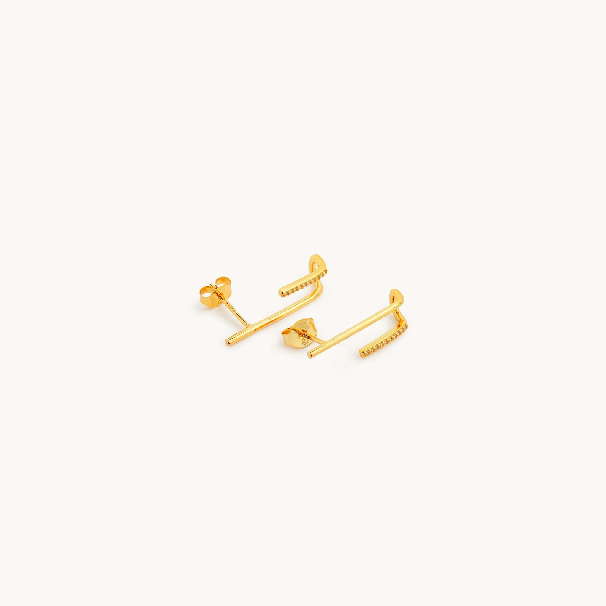 Moon Lining Earrings