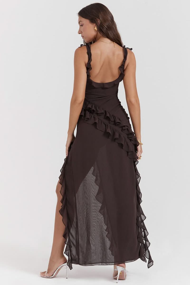 Victoria Ruffled Maxi Dress